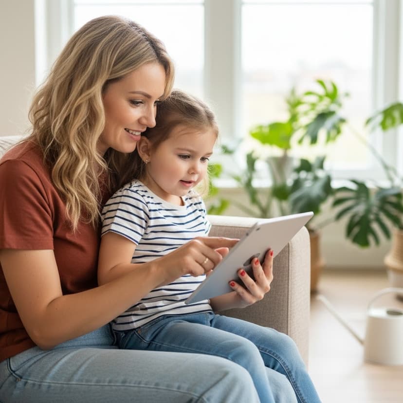 Illustration of a child on an adventure