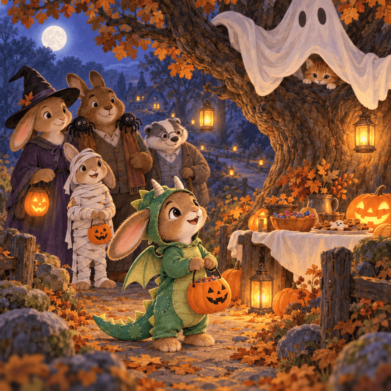 Riley Rabbit and the Halloween Ghost